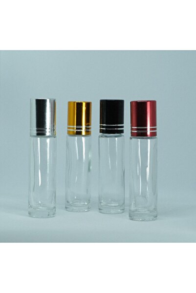 Genel Markalar Boş Parfüm Şişesi Boş 5 ml (10 ADET) Sarı Kapaklı Roll-on Modeli