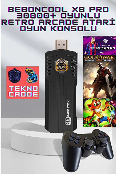 beboncool X8 Android 10.0 Netflix Youtube TV BOX 10000+ OYUN RETRO ARCADE OYU...