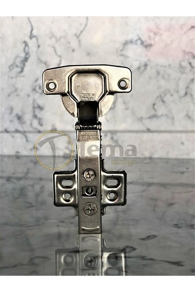 SAMET 10Pcs Master Flat Brake Hinge Cabinet Door
