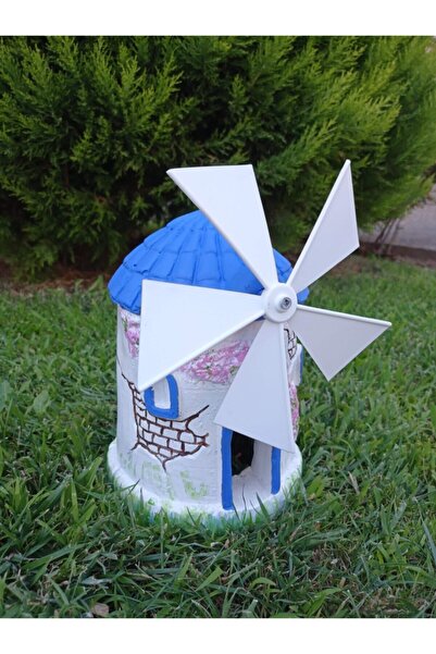 BilgeCe hoMe Dekoratif Yel Değirmeni, Alçı Heykel