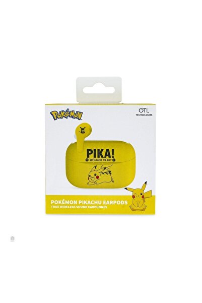 OTL Nintendo Uyumlu Pokemon Pikachu Kablosuz Kulaklık Lisanslı Şarj Kutulu Sarı