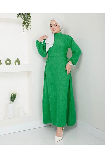 YILMAZBARMAZ rochie de in - cu detalii laterale