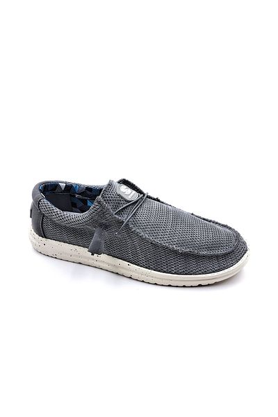 Scootland Men's Summer Gray Textile Shoes - Light and Soft Design