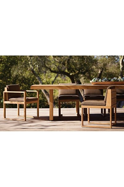 Latanwood Nicole Lüx Ahşap Masa Sandalye Takımı
