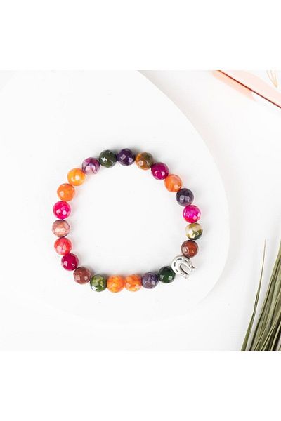 Mitr Facet Ron Dela Agate Natural Bracelet