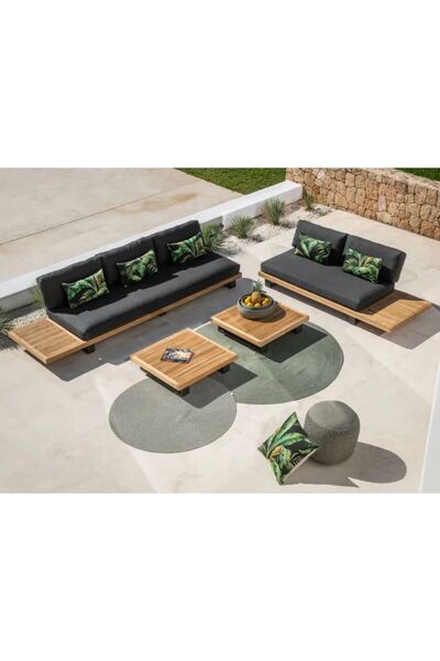 Latanwood Diana Lüks Ahşap Bahçe Oturma Grubu