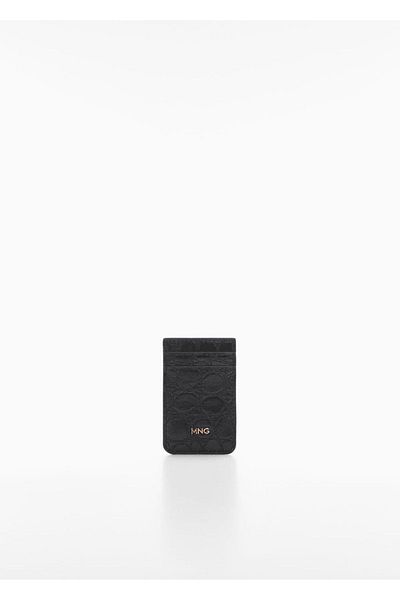 MANGO Woman Crocodile Skin Patterned Card Holder