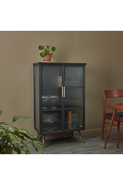 Latanwood Deep Siyah Konsol Büfe