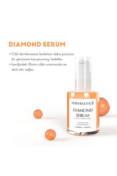 Mesoance Diamond Skin Serum - Vitamin B5 Niacinamide, Barrier Repair and Moisturizer - 30 ml