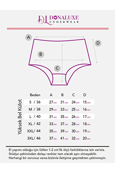 Donaluxe Chiloți de damă cu talie înaltă - negru gri, bumbac, moale, pachet de 5