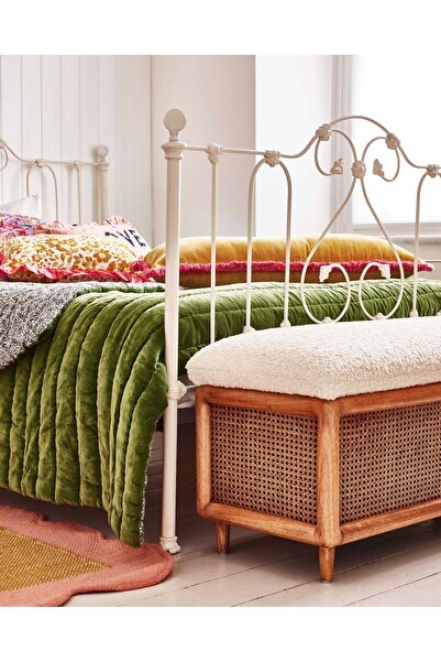 Latanwood Francesco Hazeranlı Ahşap Uzun Puf