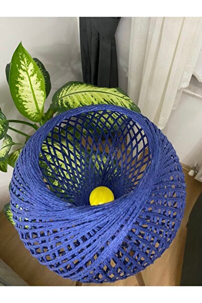 afralya home jüt Ip Avize, küre sarkıt, top avize, sarkıt, jüt top küre lambader başlığı, duy dahil