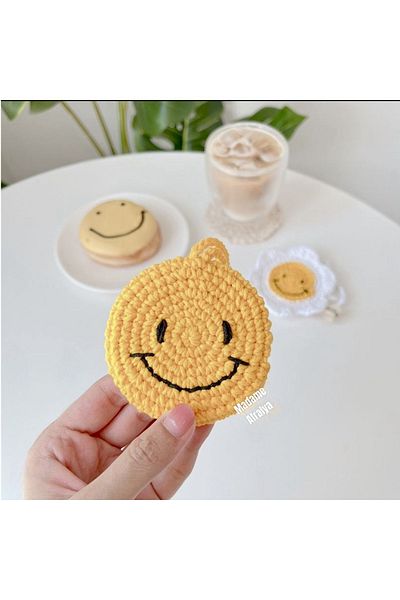 AFRALYAHOME amigurumi figure bag accessory, multi-purpose knitted accessory, knitted key chain, knitted auto mirror ornament