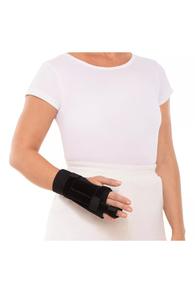 BELLFLEKSS سوار معصم يدعم المعادن في اتجاهين وجبيرة تثبيت للأصابع