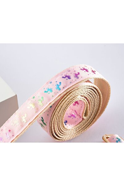 Pawsim Unicorn Tasma Ve Gezdirme Kayışı Set. Ayarlanabilir Ebatta Köpek Tasması. 2.5 Cm Genişlik Pembe Renk