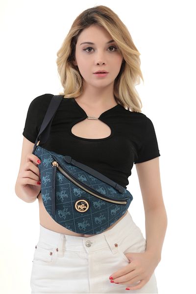 Beverly Hills Polo Club Denim Women's Shoulder Bag - Model 05BHPC8034