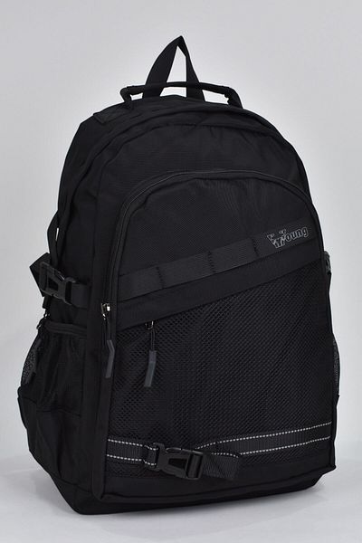 ELATAE Unisex Multi-Eye Daily Travel School Backpack Black 51539