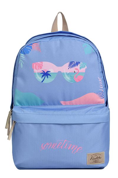 ELATAE Waterproof Multi-Eye Girls' Travel School Backpack