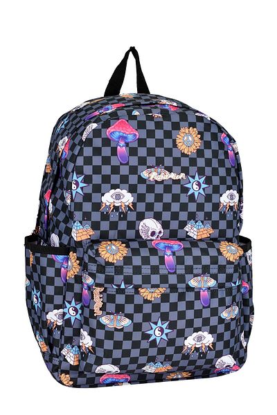 ELATAE Waterproof Fabric Multi-Compartment School and Backpack