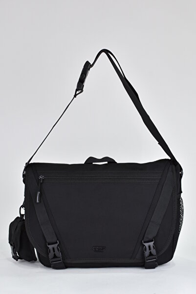 ELATAE حقيبة ماسنجر باراشوت متعددة العيون للجنسين باللون الأسود 31432