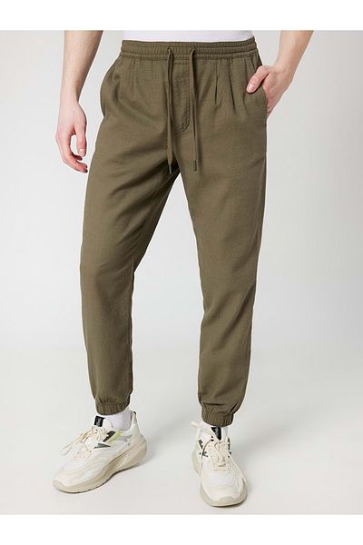 Loft Khaki Men's Trousers - LF2029015, Model 30, ST07492-KHAKI-30