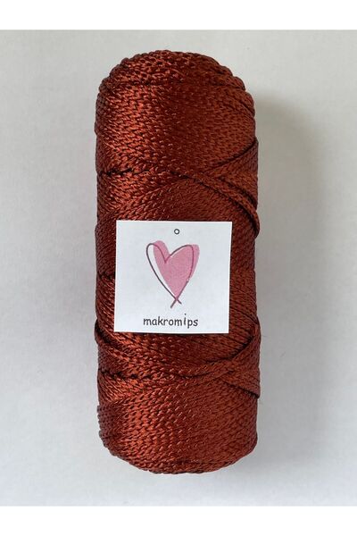 Makromİps PREMIUM POLYESTER MAKROME İPİ 100 gr 1,5 mm SUPLA SEPET ÇANTA HOBİ ÇOK AMAÇLI  EL ÖRGÜ İP