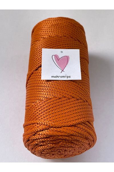 Makromİps 100 gr 1,5 mm Premium Πολυεστέρας Μακραμέ Σπάγκος - Σακούλα Καλαθιού, Χόμπι Πολυλειτουργικό Σπάγκος Χειροποίητης Πλέξης