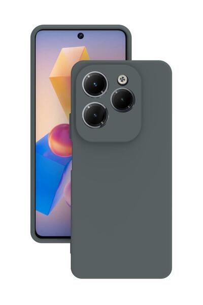 omix X7 Uyumlu Kılıf Kamera Korumalı Silikon Zore Biye Arka Kapak