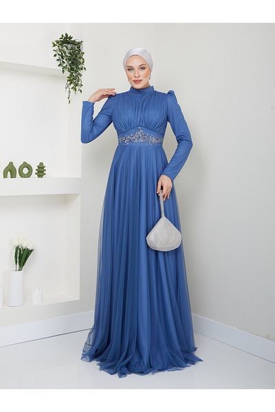 exxitcollection MDK00008 Model Büşra Evening Dress
