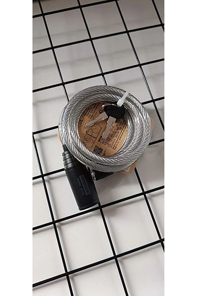 Decathlon Gray Bicycle Lock - With 100 Anatars