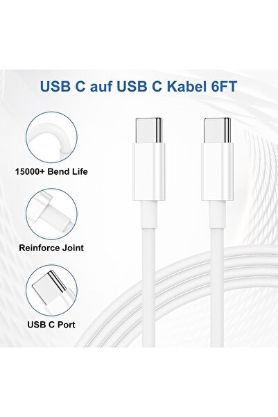 Deppo Trend Apple Ipad Iphone 15/16 Plus/17 Pro Max Uyumlu 20w Hızlı Şarj Usb-c Type-c Pd Şarj Cihazı Şarj Aleti