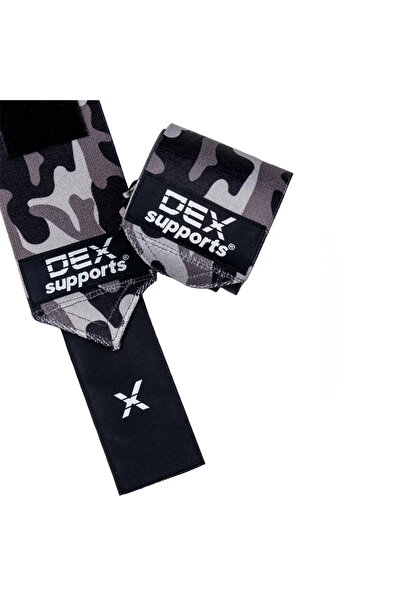 Dex Supports Fitness Camouflage Wrist Wraps - Sports Knee Pad, Knee Wraps, Legend Knee Bandage - Pack of 2