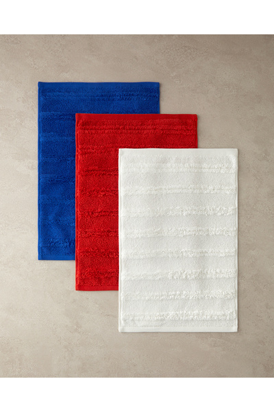 English Home Plume Way Синій бавовняний рушник для рук