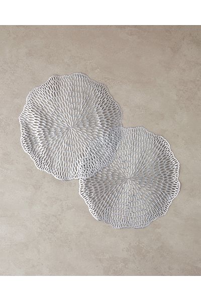 English Home Set de 2 Ivory Pvc - American Service Silver
