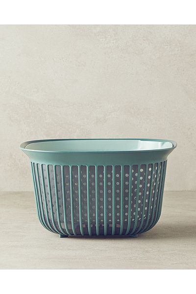 English Home Green Horizon Plastic Strainer