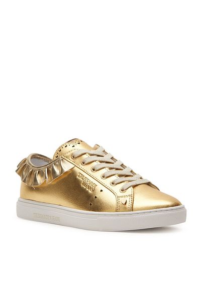 Trussardi Jeans Gold Colored Women Shoes Styles Prices Trendyol