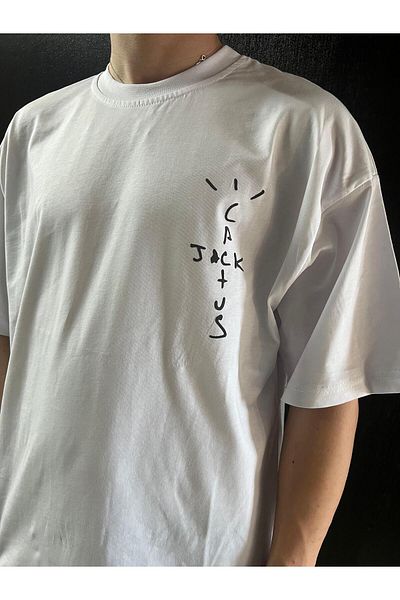 EZRA Μπλουζάκι Unisex Oversize με στάμπα