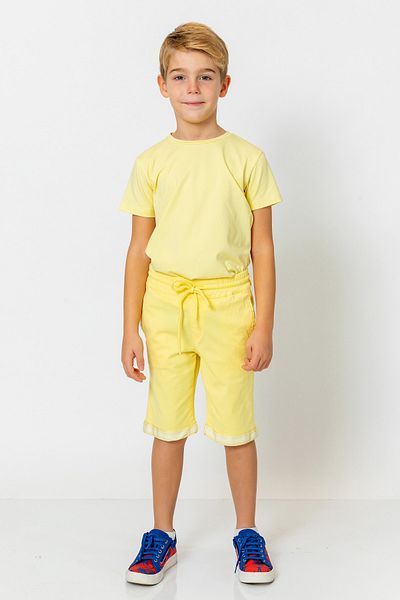 incity Boy's Elastic Waist Straight Leg Fashion Shorts