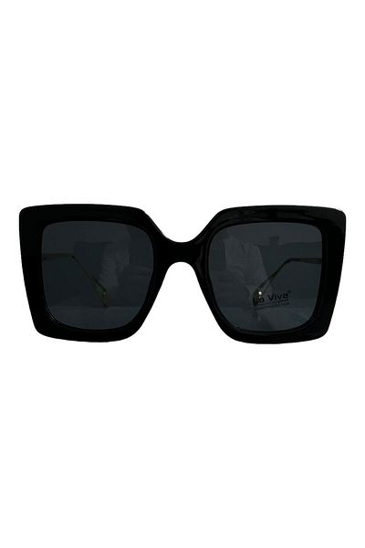La Viva UV400 Black Matte Women's Sunglasses -615059