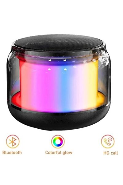 HASUBA L59 Aux Girişli Rgb Ledli Fm Radyolu Bluetooth Hoparlör Taşınabilir Se...