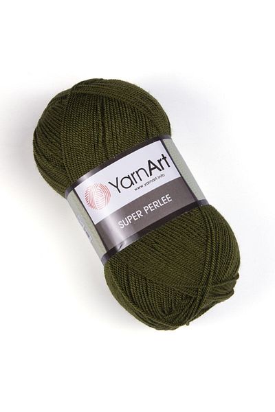 Yarnart Super Perlee - Πλεκτό Νήμα Χειροποίητο Πράσινο Ελιάς-39