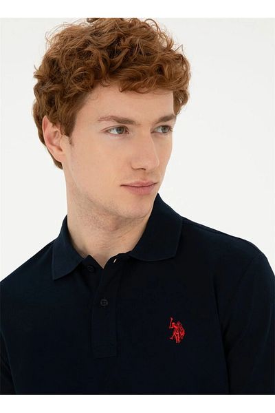 U.S. Polo Assn. Μπλουζάκι US Polo Assn. Ανδρικό T-Slim Fit - Dark Navy GTP04IY024 DMLS
