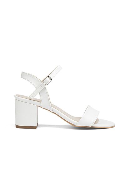 Pierre Cardin Pantofi albi cu toc de damă