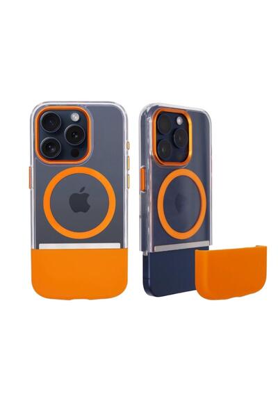 Teleplus iPhone 15 Pro Max Kılıf Brabus Divine Serisi Magsafeli Çift Renk Kapak