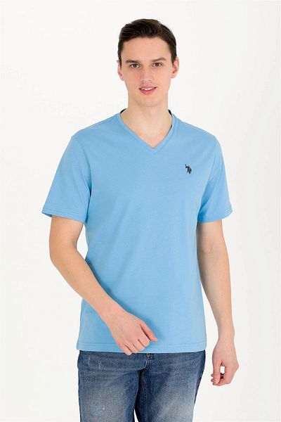 U.S. Polo Assn. U.S. POLO ERKE - ΑΘΛΗΤΙΚΟ T-SHIRT BASIC V-NECK G081GL011.000.1795389 GTS