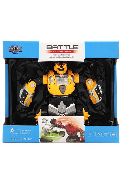 Birlik Oyuncak Yellow Robot Boxer - Fighting Klx700-15A