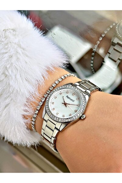 Ferrucci FC.03260M.01 Çelik Kordon Kadın Kol Saati