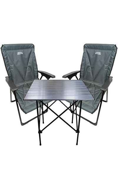 GRAY WOLF Çağla Set ( Alüminyum Masa + 2 Sandalye)