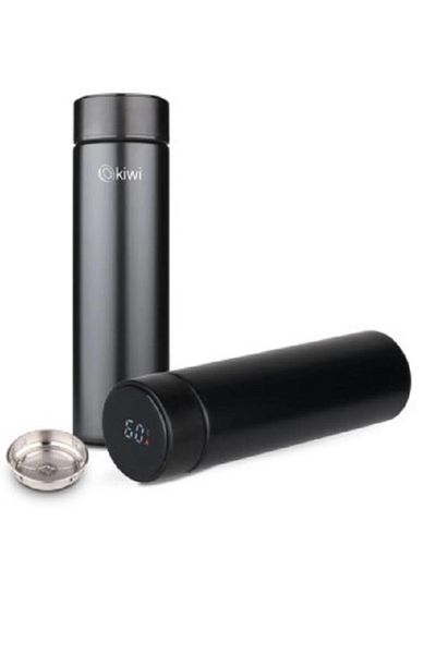Kiwi Kt-8682 LED Stainless Steel Thermos - Temperature Display