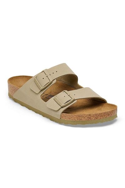 Birkenstock Arizona Men's Slippers - Khaki Pale Design